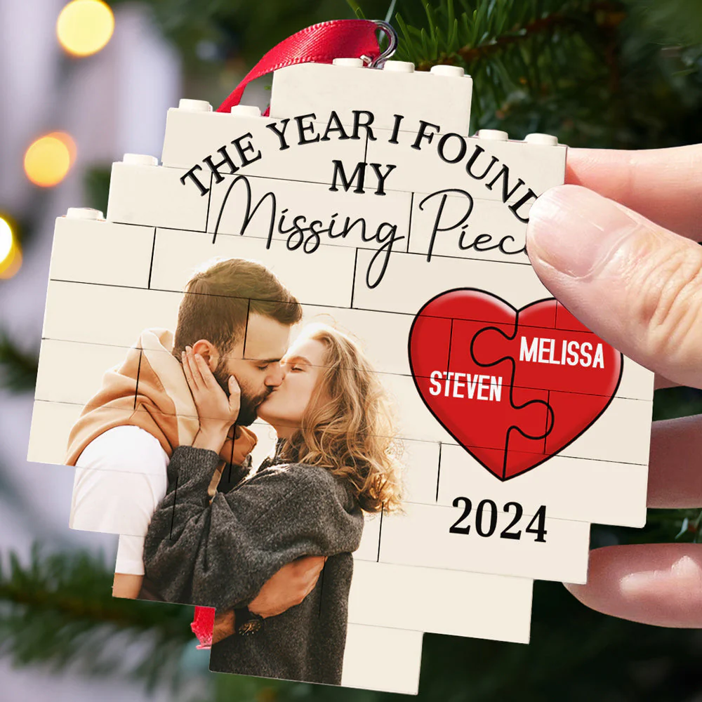 Missing Piece - Personalized Custom Puzzle Ornament - Image 3