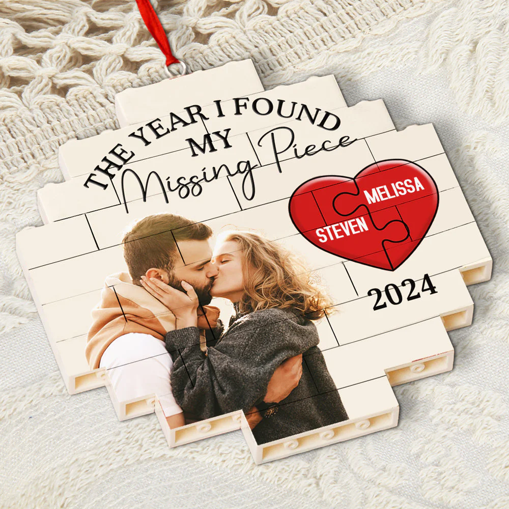 Missing Piece - Personalized Custom Puzzle Ornament - Image 5