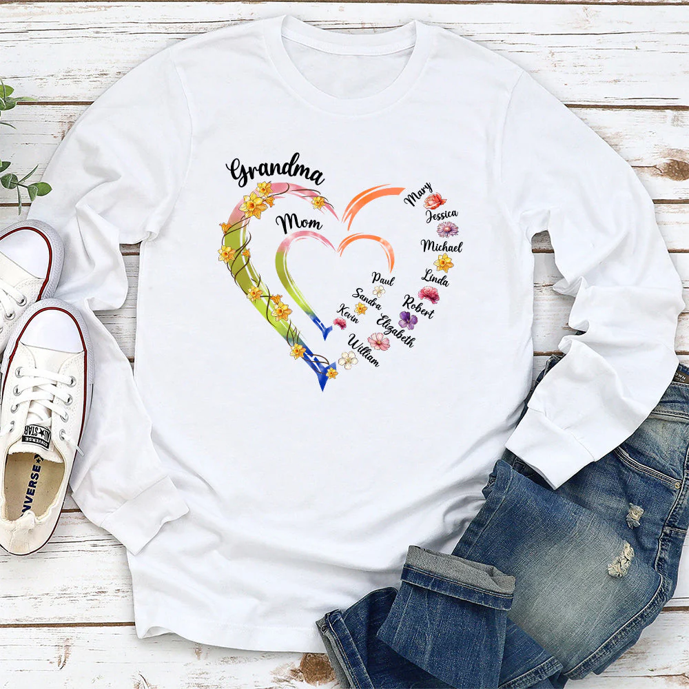 Mom And Grandma - Personalized Custom Shirt - Image 4