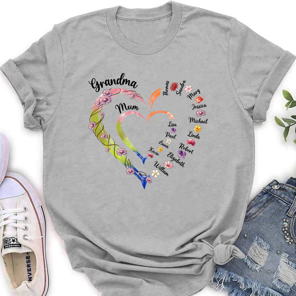 Mom And Grandma - Personalized Custom Shirt - Image 5