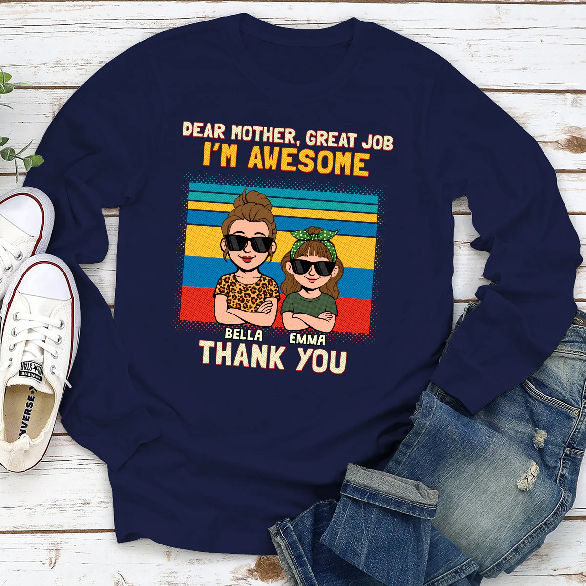 Mom Appreciation - Personalized Custom Shirt - Image 5