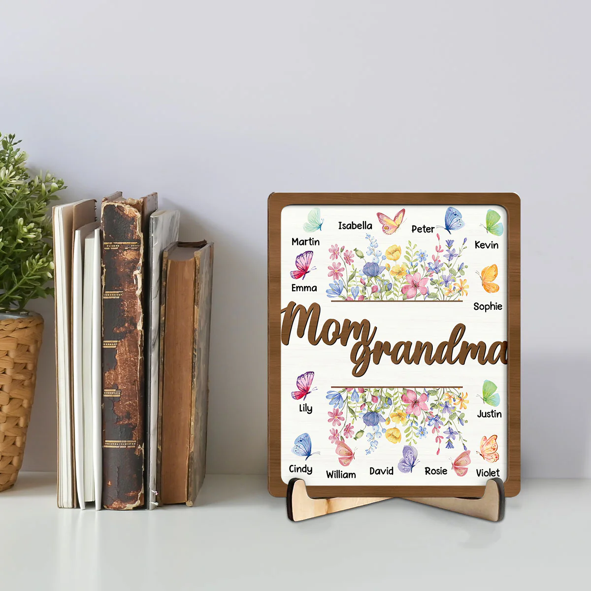 Mom Grandma - Personalized Custom Wooden Plaque - Image 4