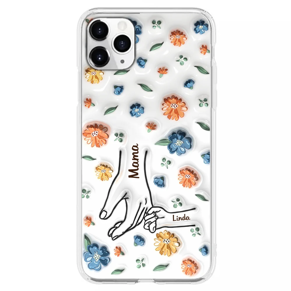 Mom Hold My Heart - Personalized Custom 3D Inflated Effect Phone Case - Image 11