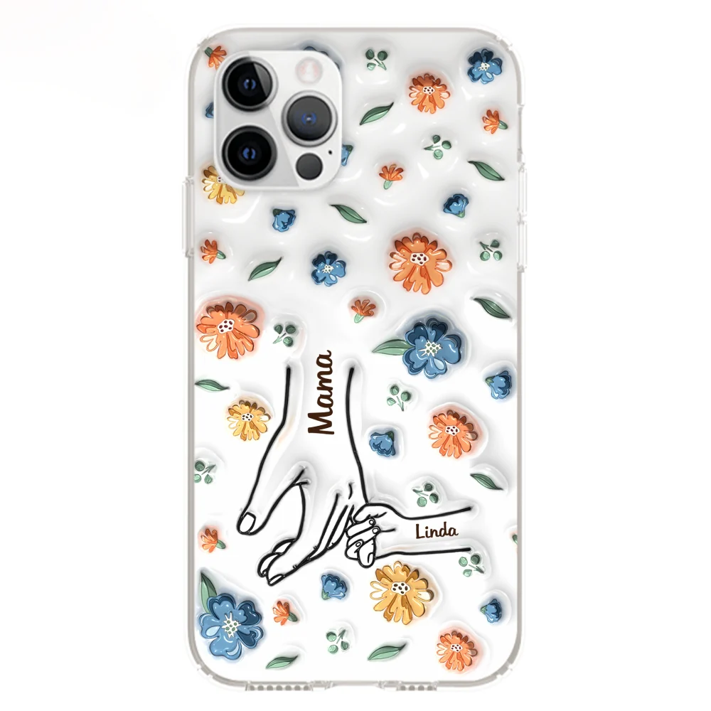 Mom Hold My Heart - Personalized Custom 3D Inflated Effect Phone Case - Image 12