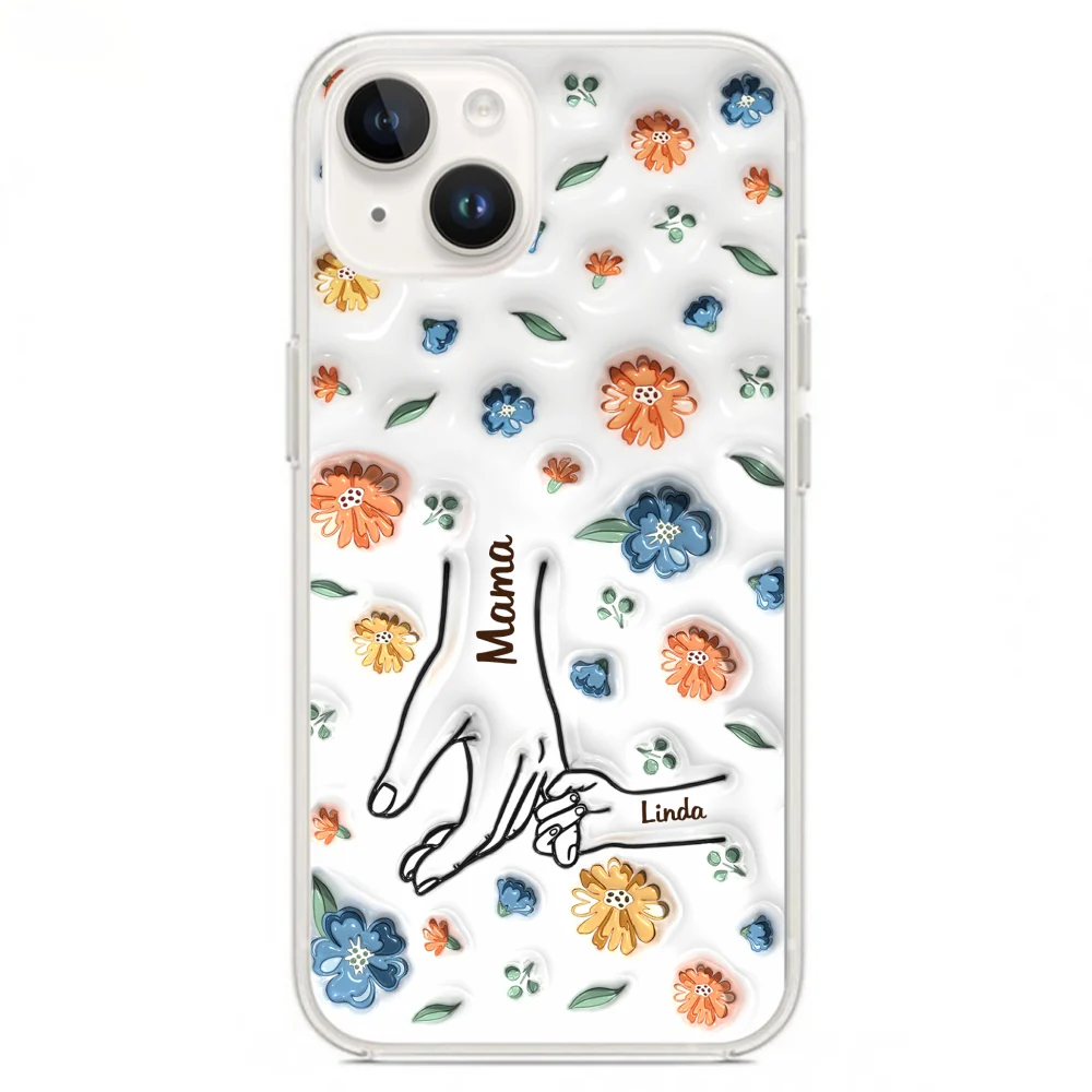 Mom Hold My Heart - Personalized Custom 3D Inflated Effect Phone Case - Image 17