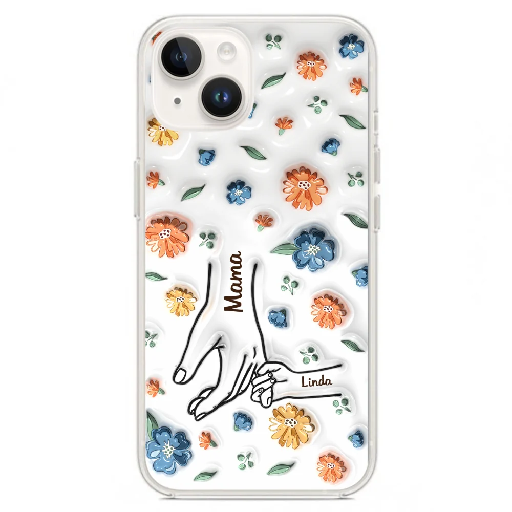 Mom Hold My Heart - Personalized Custom 3D Inflated Effect Phone Case - Image 18
