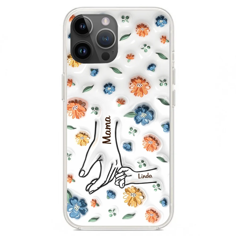 Mom Hold My Heart - Personalized Custom 3D Inflated Effect Phone Case - Image 19