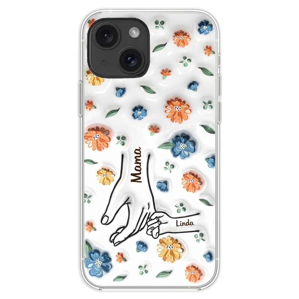Mom Hold My Heart - Personalized Custom 3D Inflated Effect Phone Case - Image 21