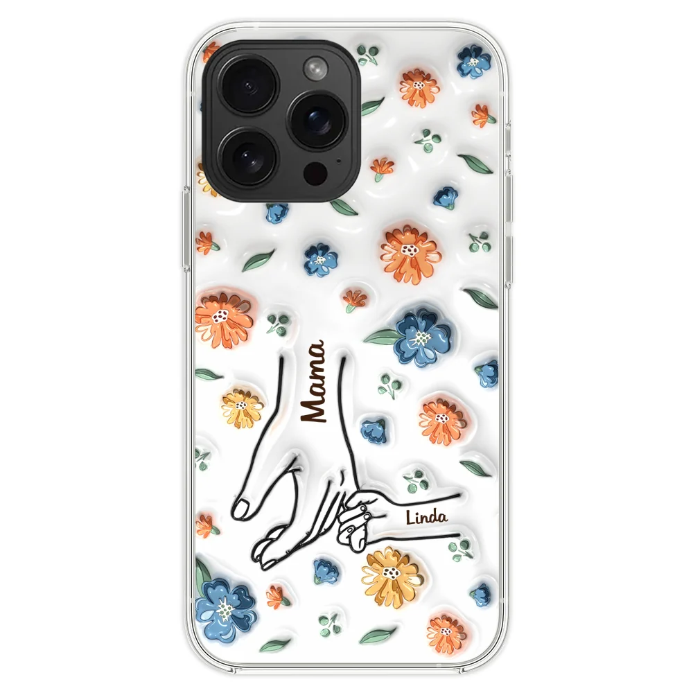 Mom Hold My Heart - Personalized Custom 3D Inflated Effect Phone Case - Image 22