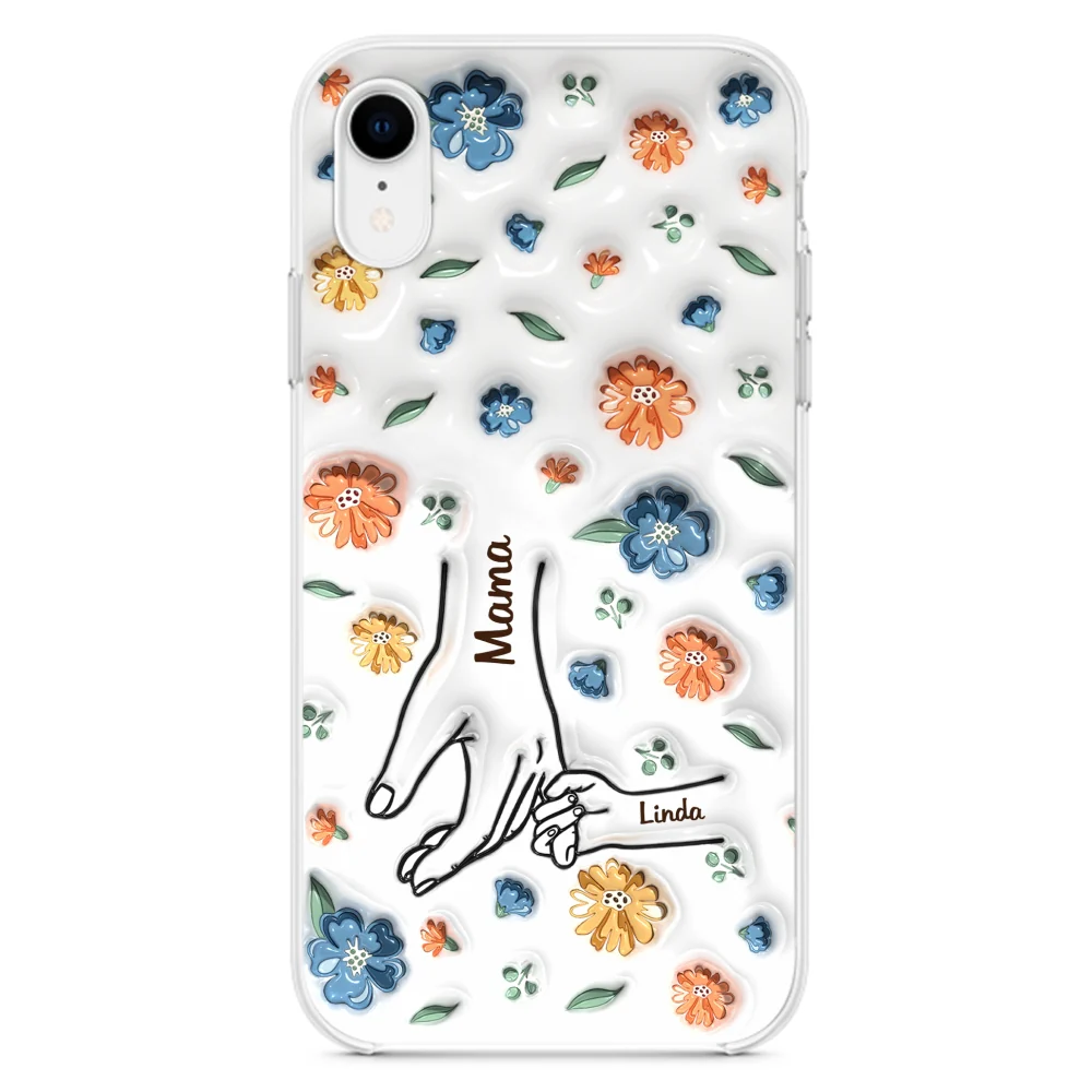 Mom Hold My Heart - Personalized Custom 3D Inflated Effect Phone Case - Image 23