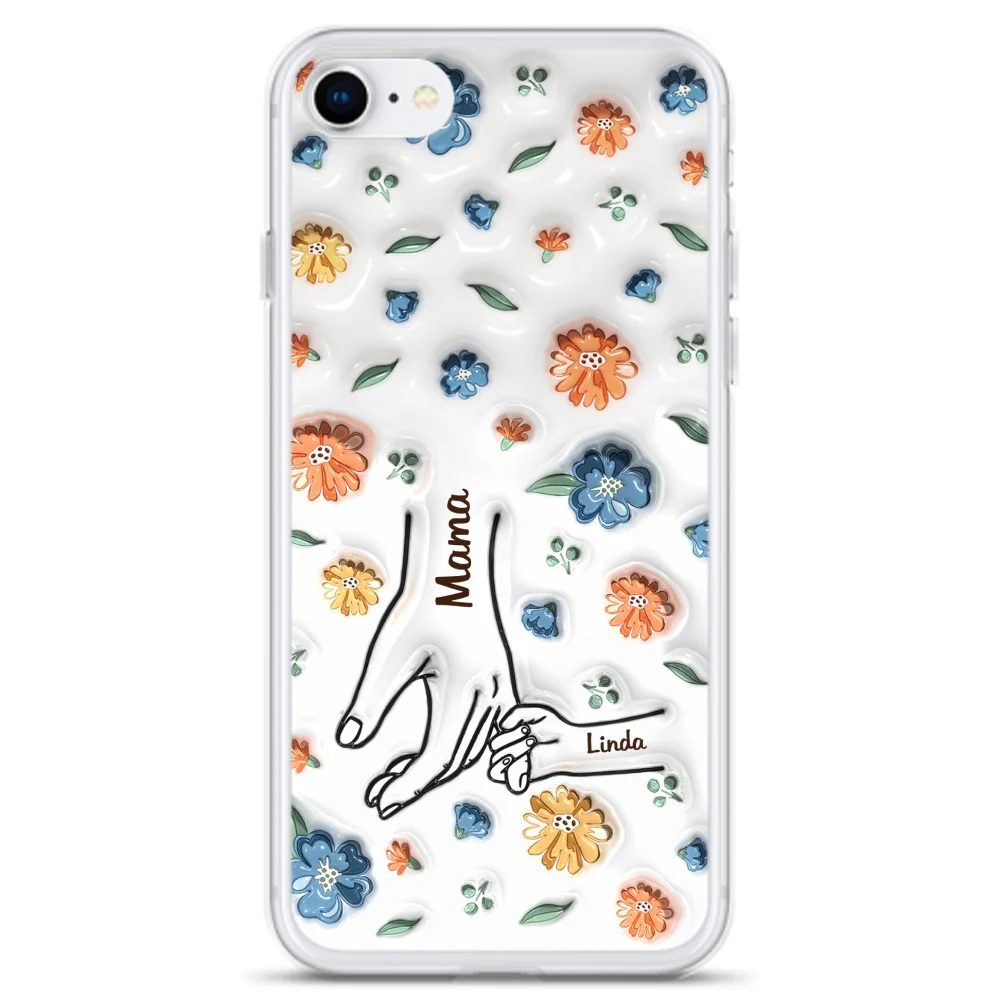 Mom Hold My Heart - Personalized Custom 3D Inflated Effect Phone Case - Image 7