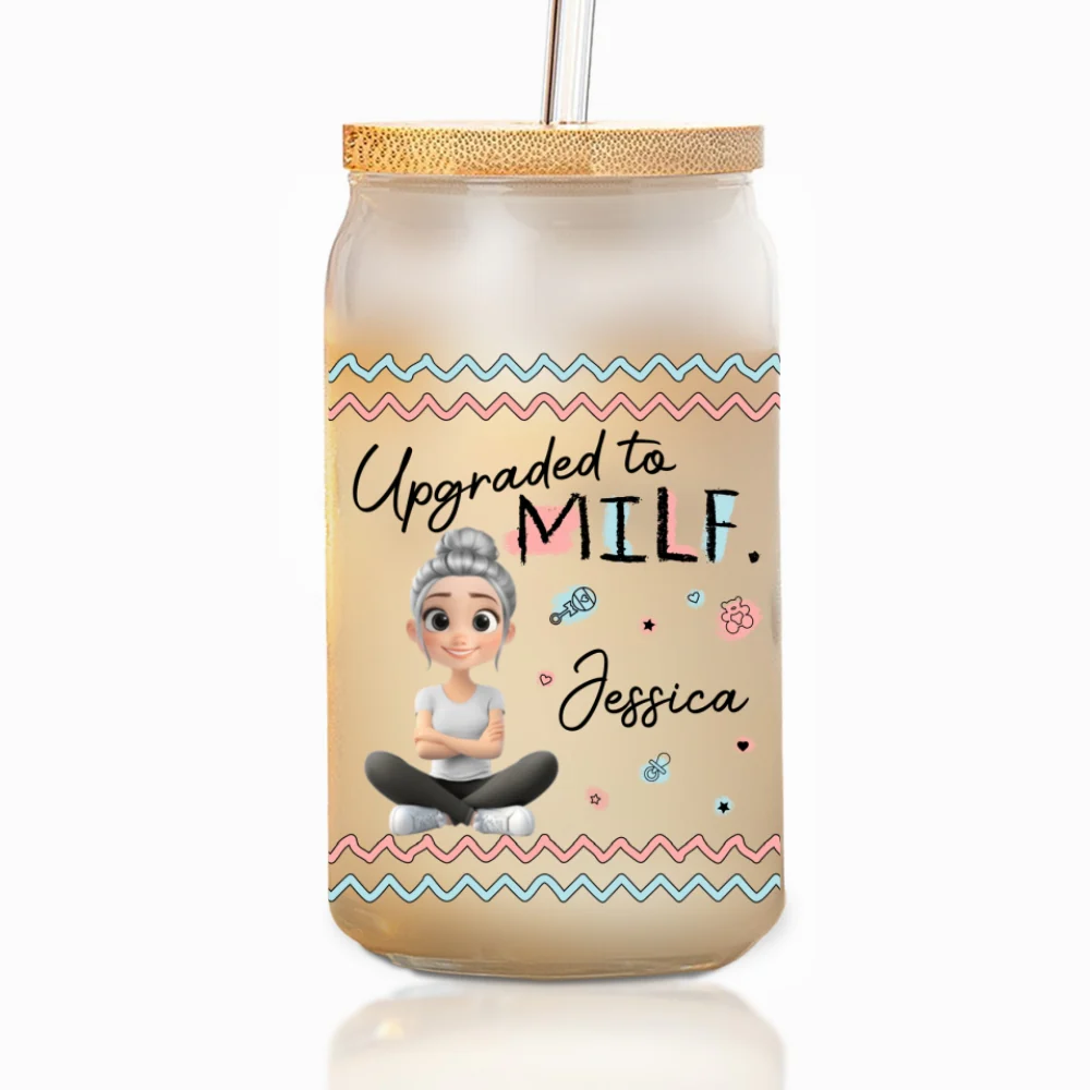 Mom I Would Like To - Personalized Custom Glass Can - Image 5
