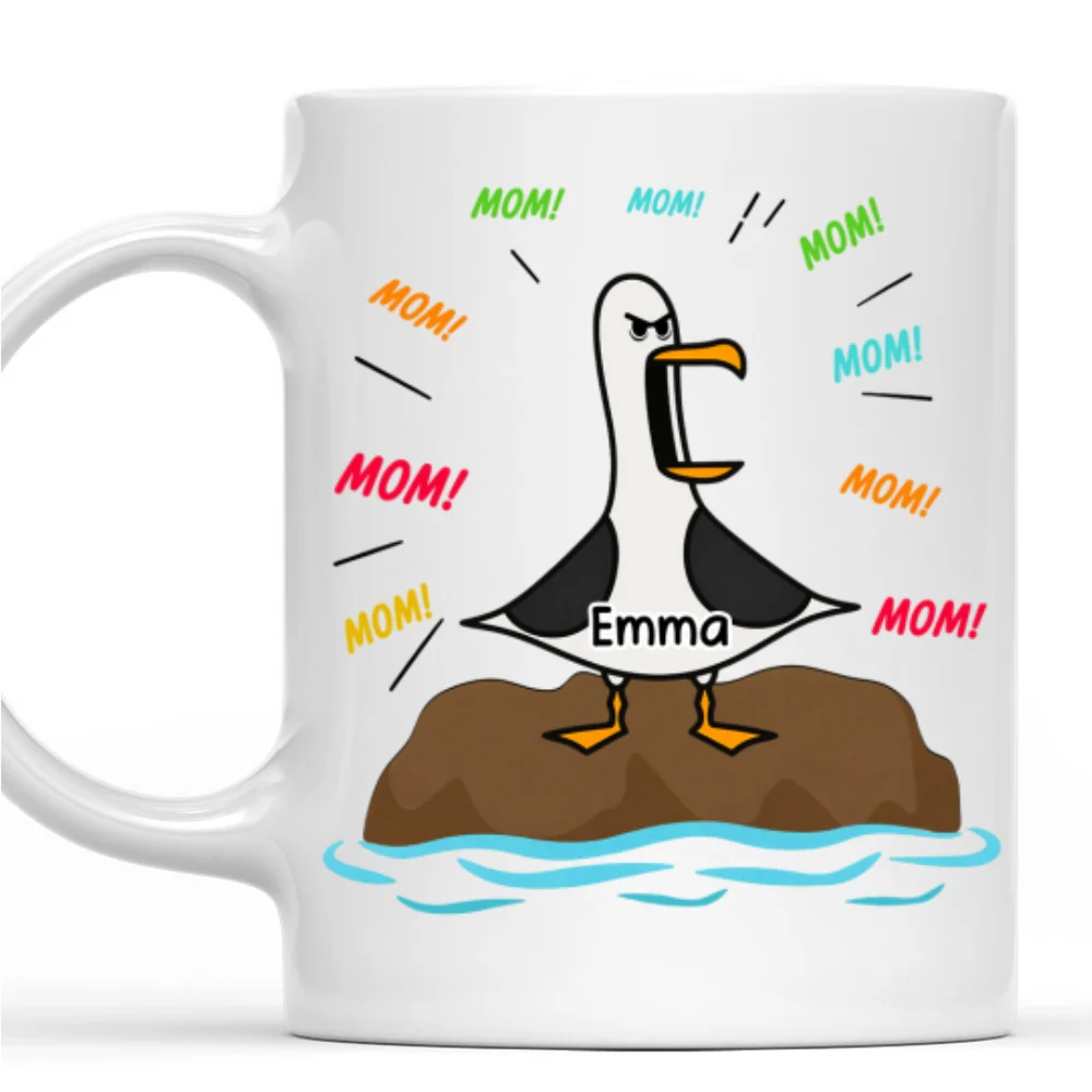 Mom Mom Mom Mom - Personalized Custom Coffee Mug - Image 8