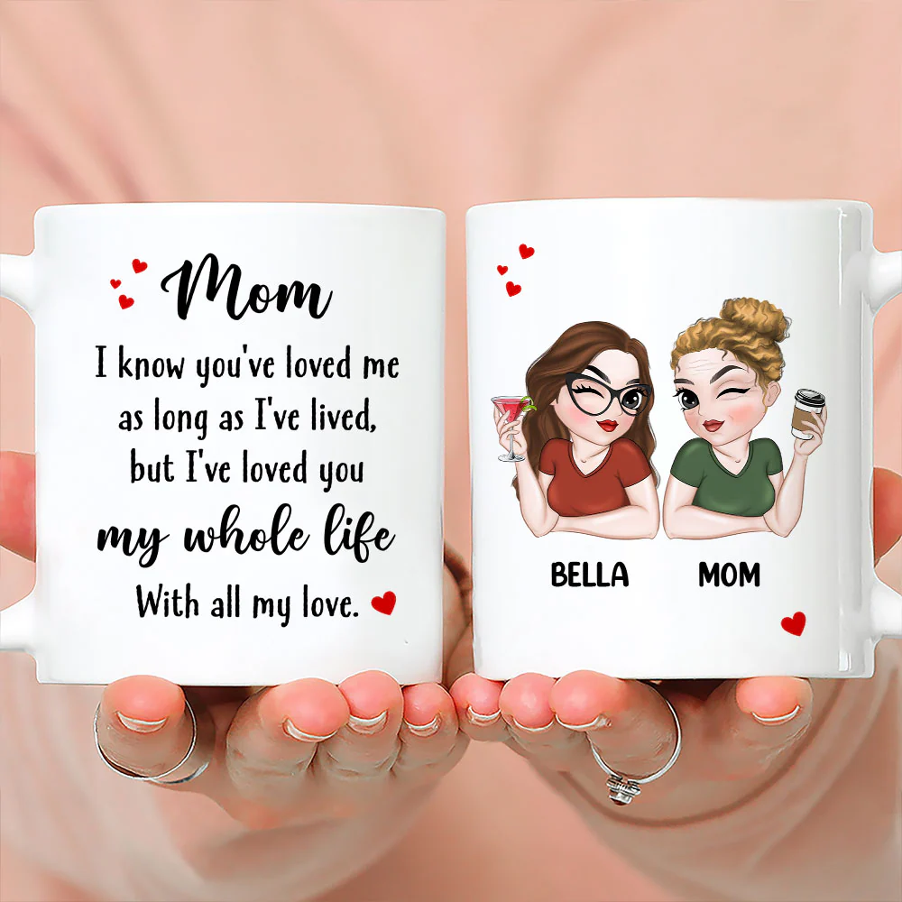 Mom Our Love For You Is Endless - Personalized Custom Coffee Mug - Image 2