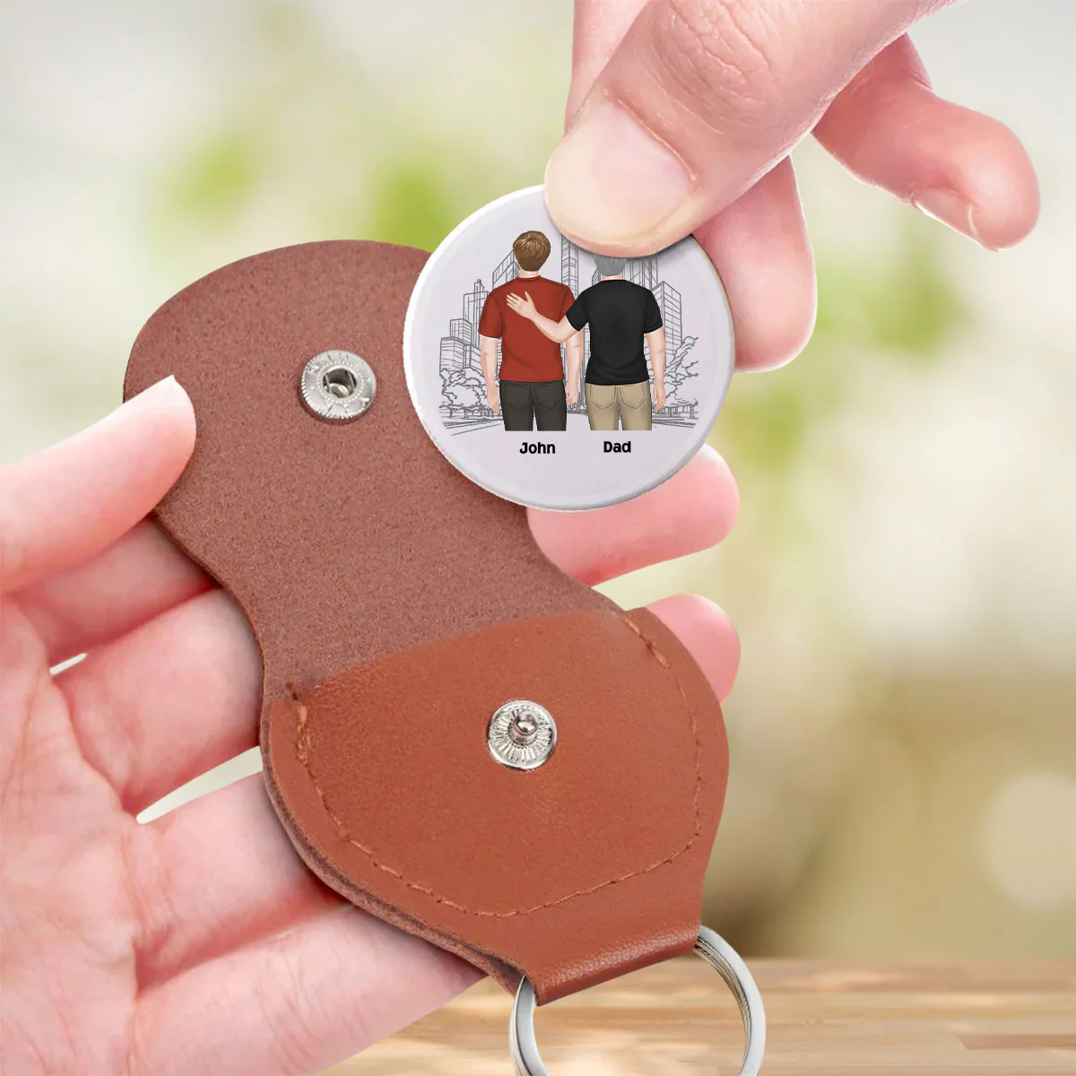 Mom To Son I Will Always - Personalized Custom Pocket Hug - Image 3
