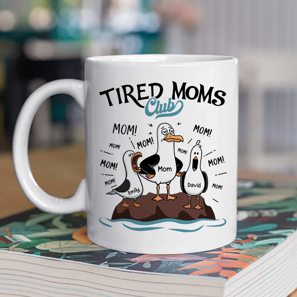 Mom We Need Fish - Personalized Custom Coffee Mug - Image 2