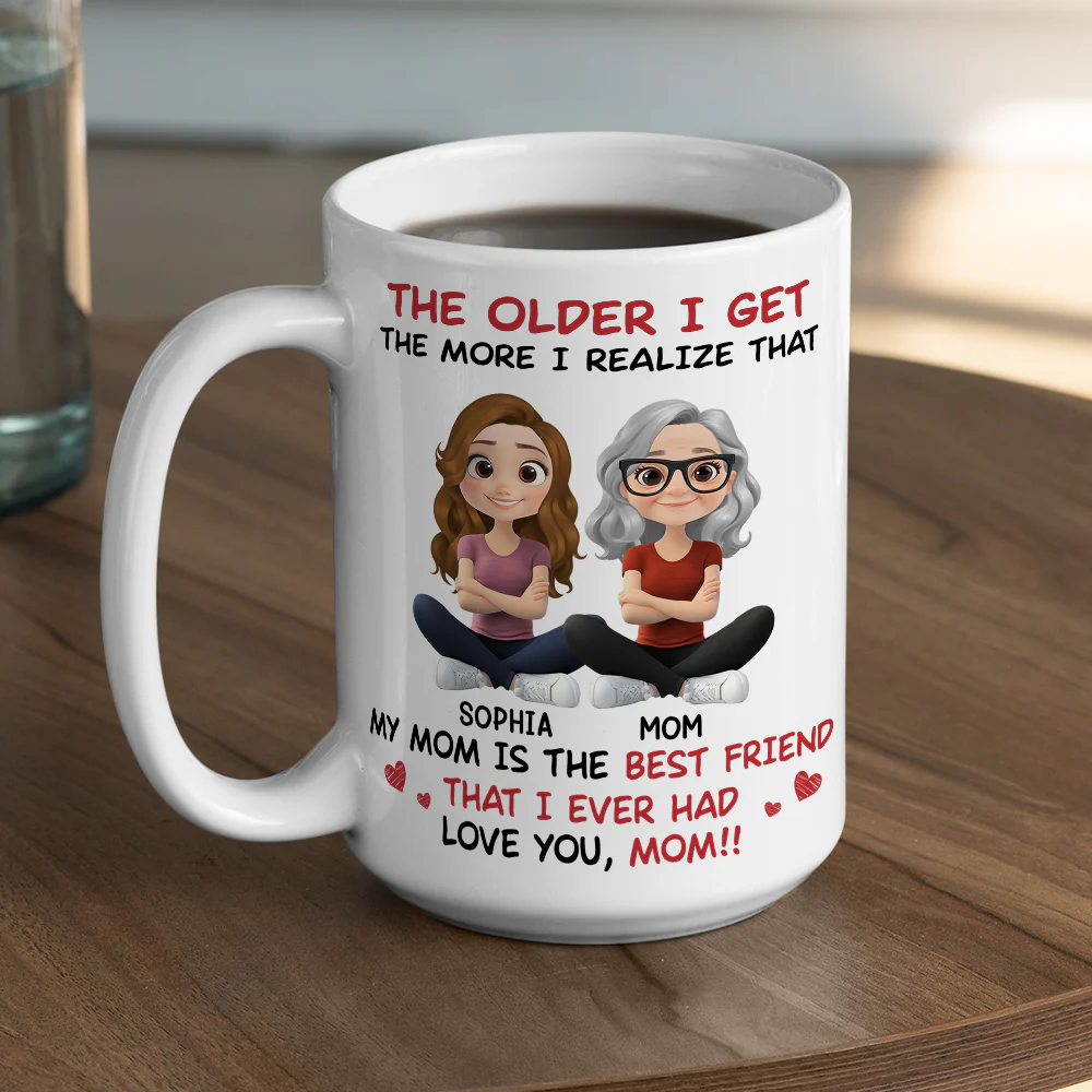Mom You Are My Everything- Personalized Custom Coffee Mug - Image 6
