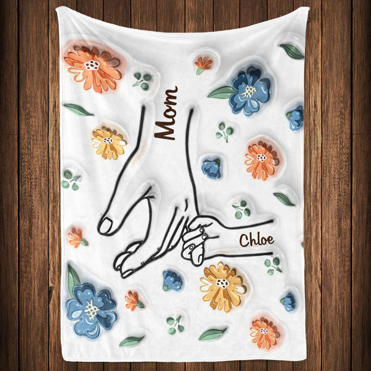 Mom You Are My Hero - Personalized Custom Fleece Blanket - Image 2