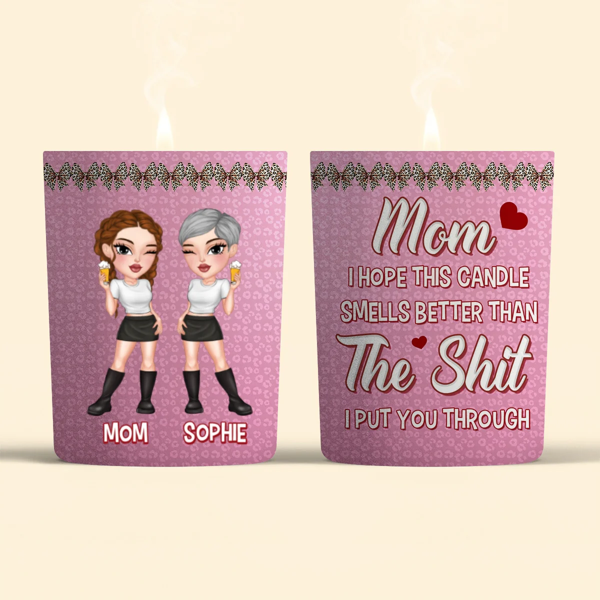 Mom You Deserve This - Personalized Custom Candle - Image 8
