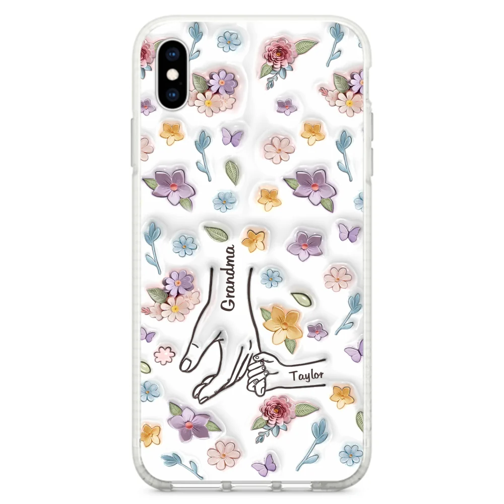 Mom You Hold My Hand Also My Heart - Personalized Custom 3D Inflated Effect Phone Case - Image 24