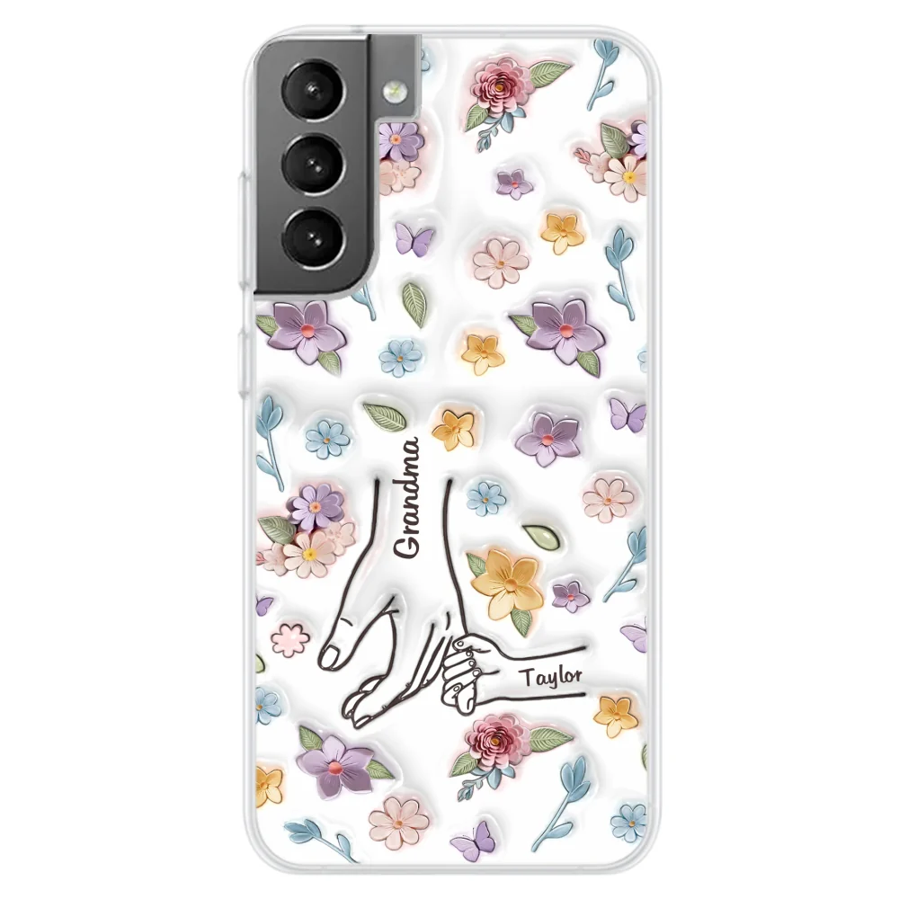 Mom You Hold My Hand Also My Heart - Personalized Custom 3D Inflated Effect Phone Case - Image 26