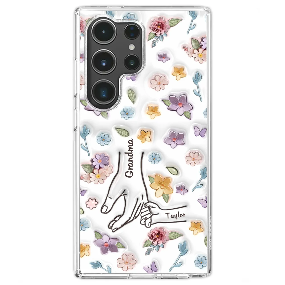 Mom You Hold My Hand Also My Heart - Personalized Custom 3D Inflated Effect Phone Case - Image 27