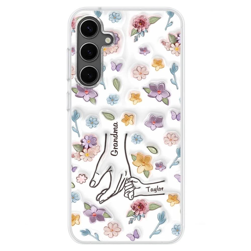 Mom You Hold My Hand Also My Heart - Personalized Custom 3D Inflated Effect Phone Case - Image 28