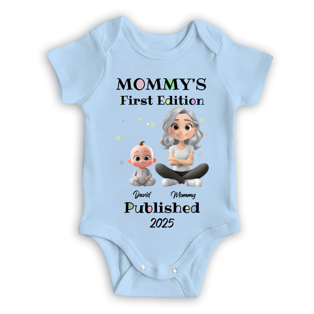 Mommy First Baby Edition - Personalized Custom Baby Onesie - Image 8