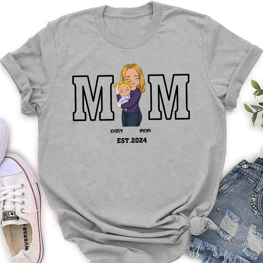 Mommy Is Happy To Have Me - Personalized Custom Shirt - Image 4