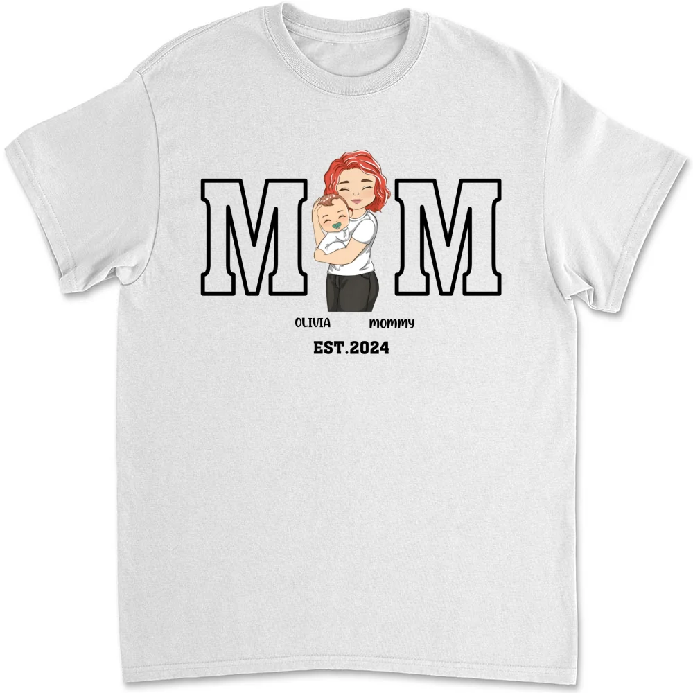 Mommy Is Happy To Have Me - Personalized Custom Shirt - Image 5