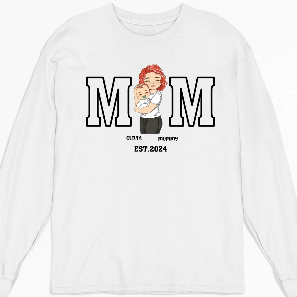 Mommy Is Happy To Have Me - Personalized Custom Shirt - Image 9