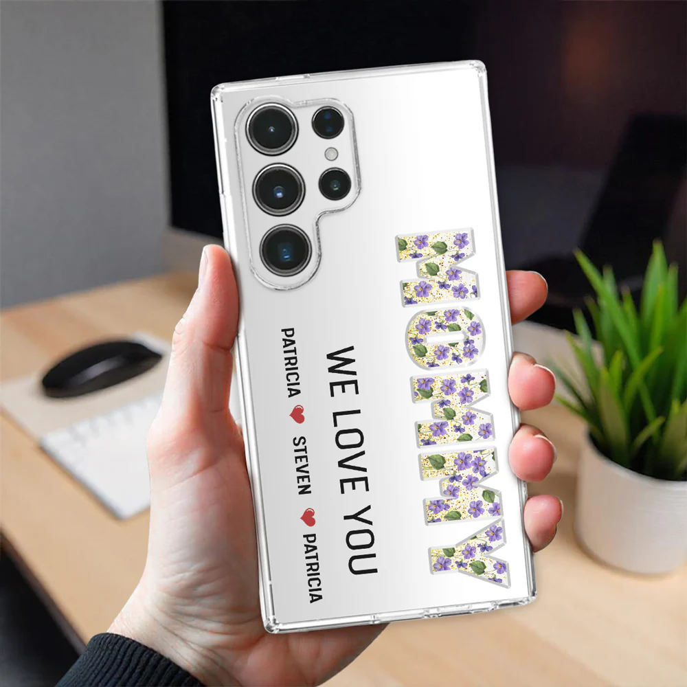 Mommy We Love You - Personalized Custom Phone Case - Image 27
