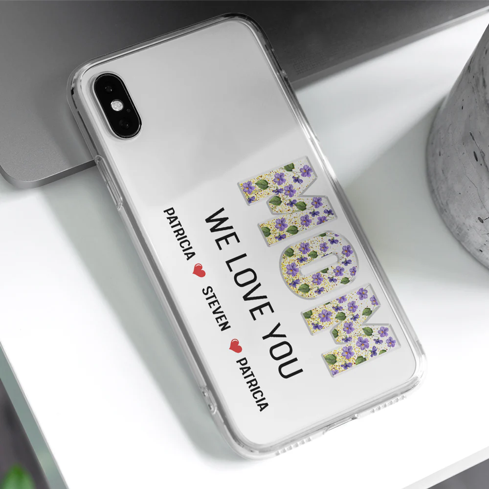 Mommy We Love You - Personalized Custom Phone Case - Image 3