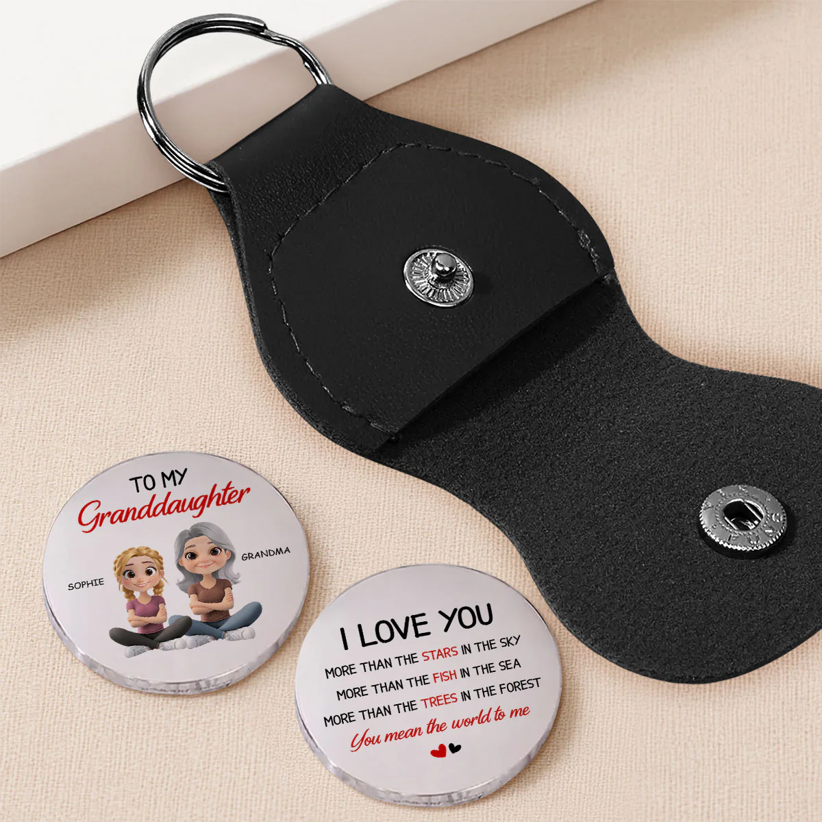 More Than Everything - Personalized Custom Pocket Hug - Image 2