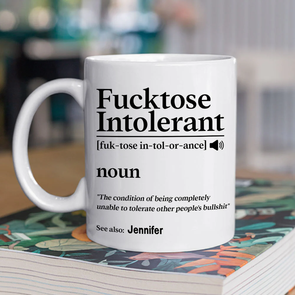 Morning Intolerant - Personalized Custom Mug - Image 4