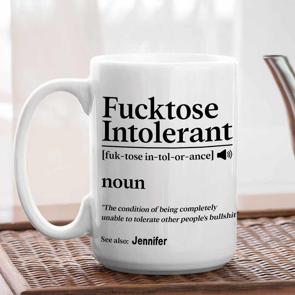 Morning Intolerant - Personalized Custom Mug - Image 5