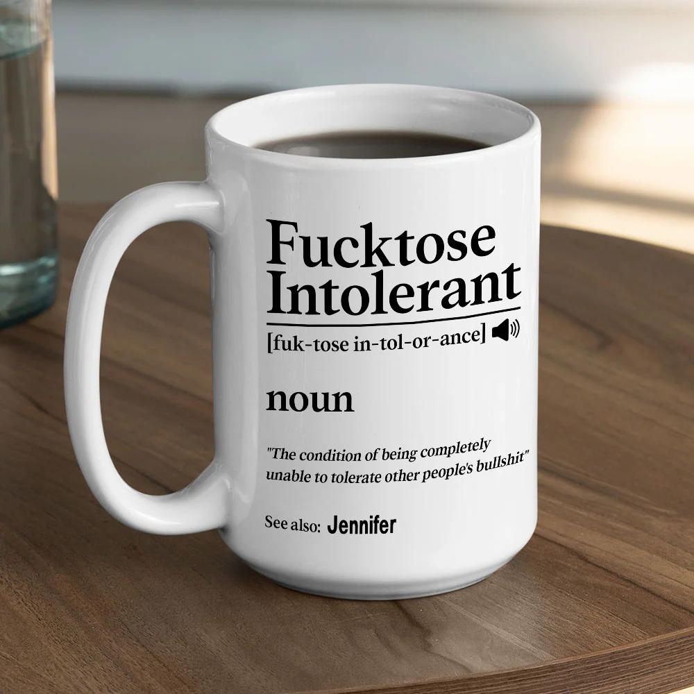 Morning Intolerant - Personalized Custom Mug - Image 6