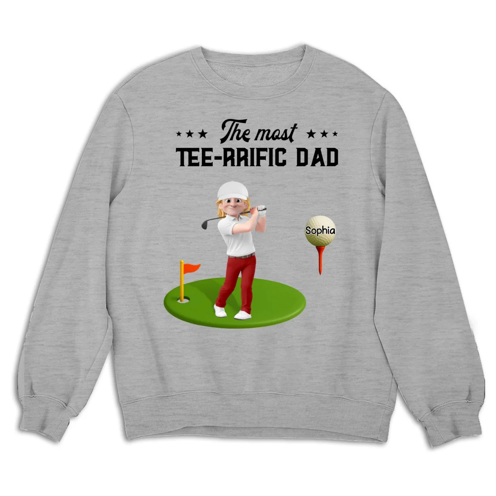 Most Terrific Golf Dad - Personalized Custom Shirt - Image 14