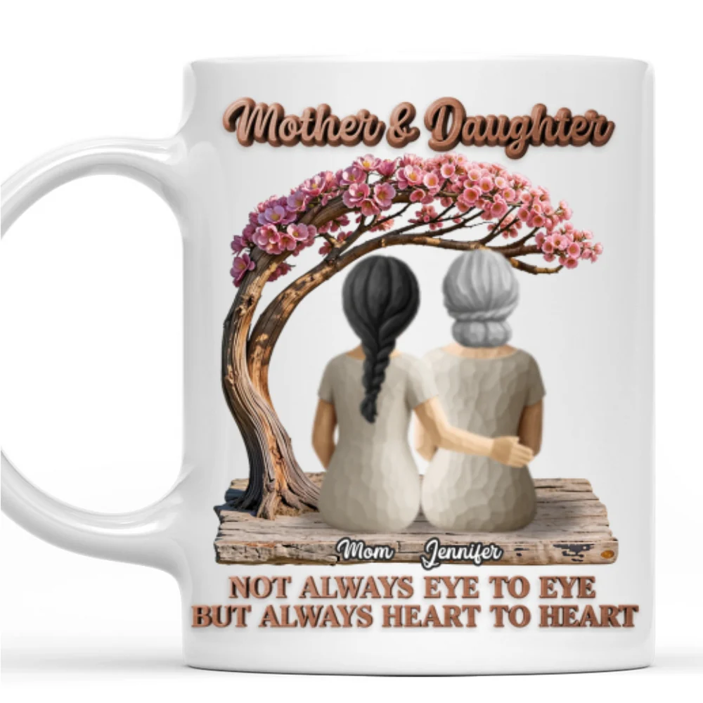Mother And Daughter - Personalized Custom Coffee Mug - Image 8