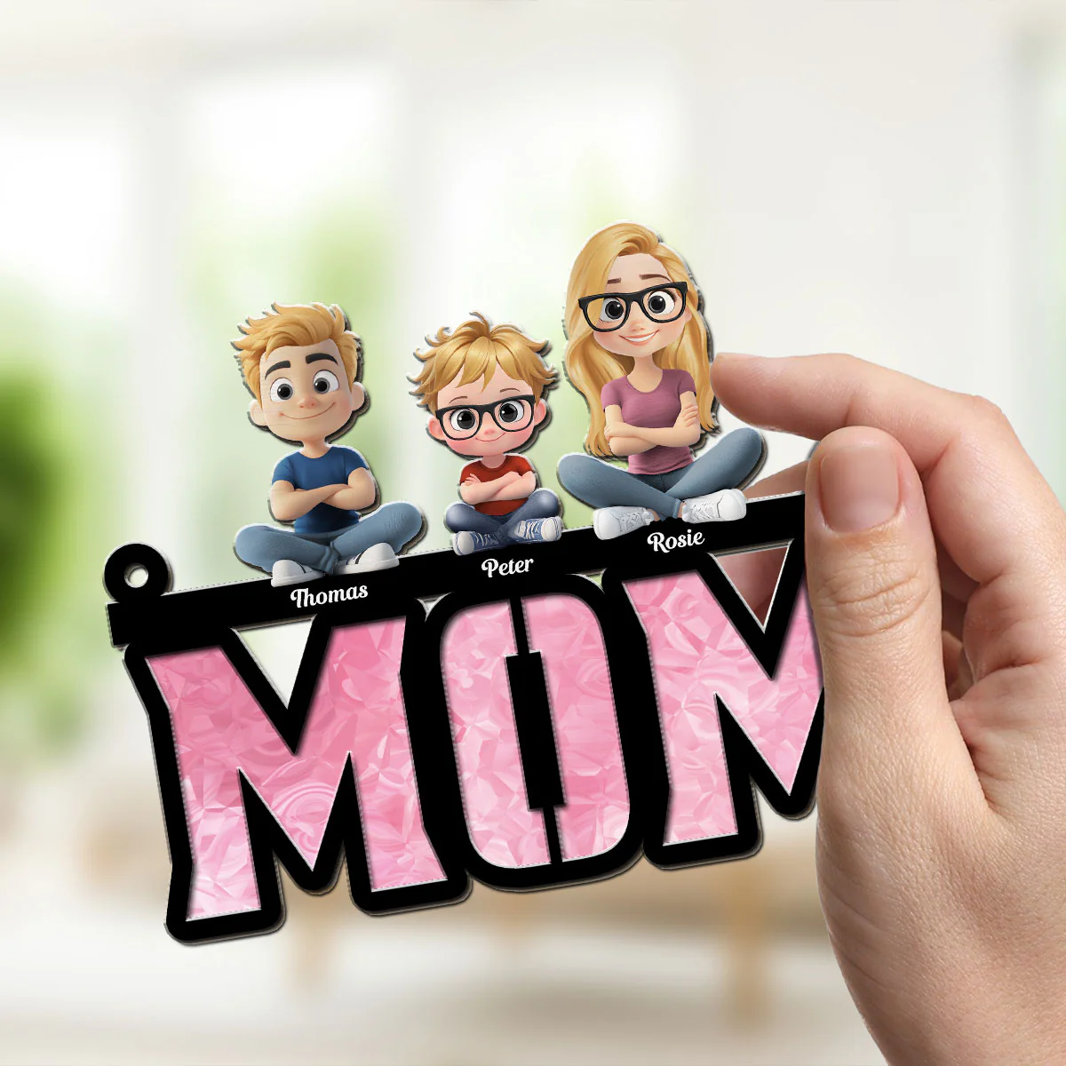 Mother Is Our Sunshine - Personalized Custom Suncatcher - Image 2