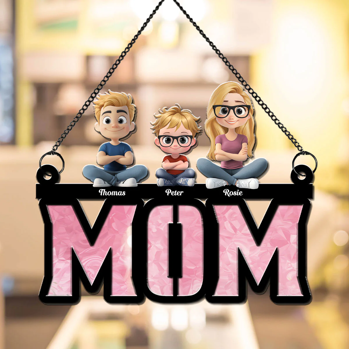 Mother Is Our Sunshine - Personalized Custom Suncatcher - Image 5