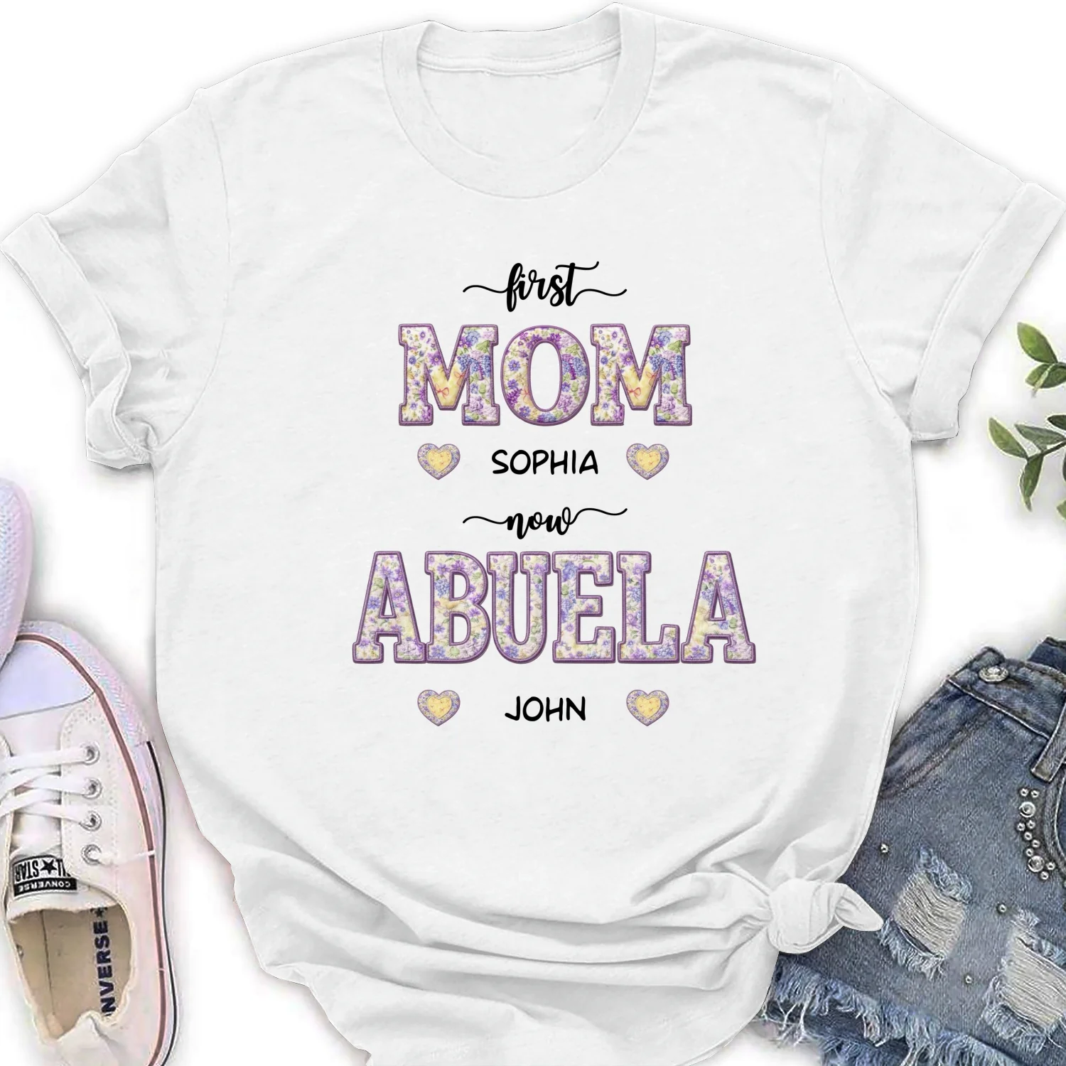 Mother Pearl Grandma Love - Personalized Custom Shirt - Image 18