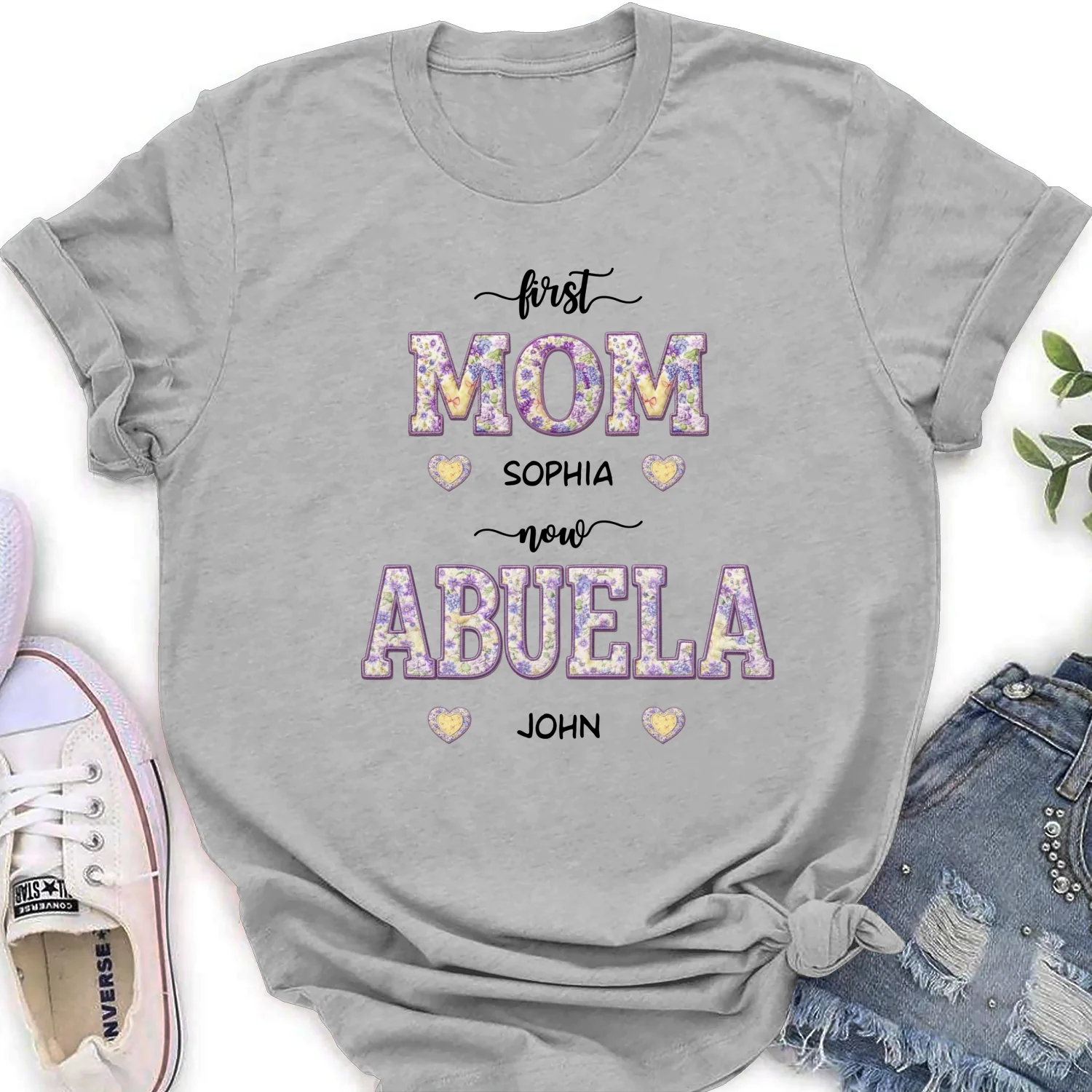 Mother Pearl Grandma Love - Personalized Custom Shirt - Image 19
