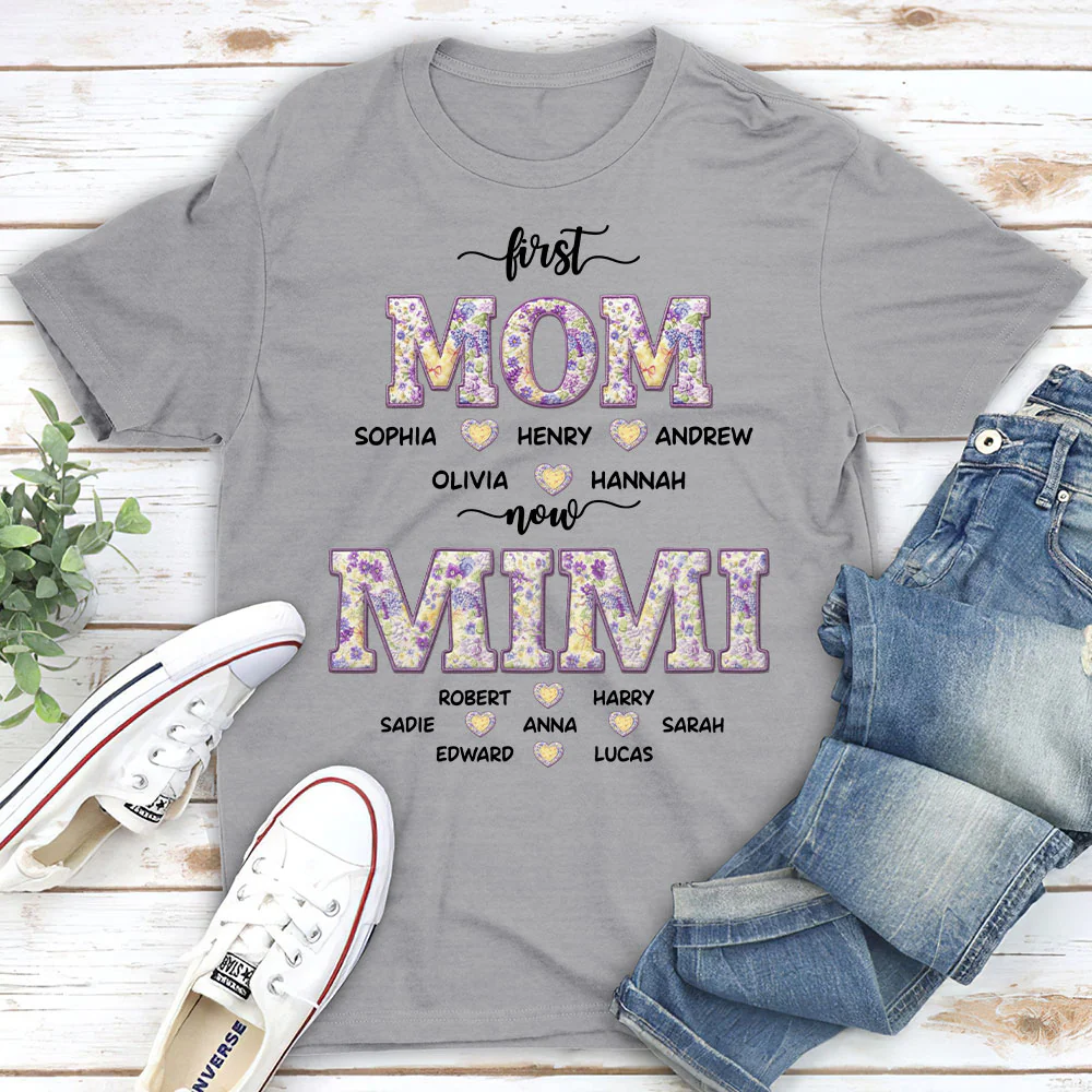 Mother Pearl Grandma Love - Personalized Custom Shirt - Image 2