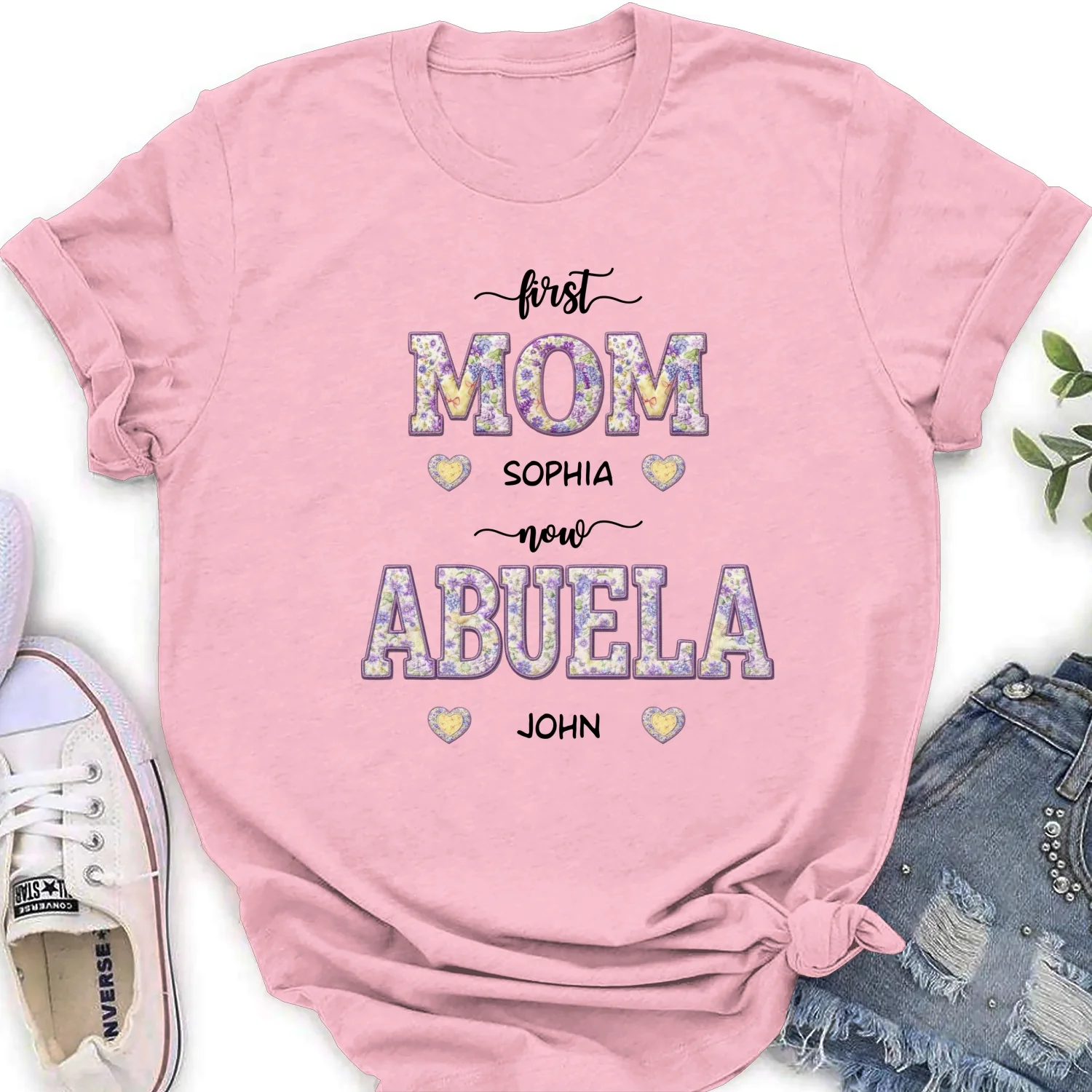 Mother Pearl Grandma Love - Personalized Custom Shirt - Image 20
