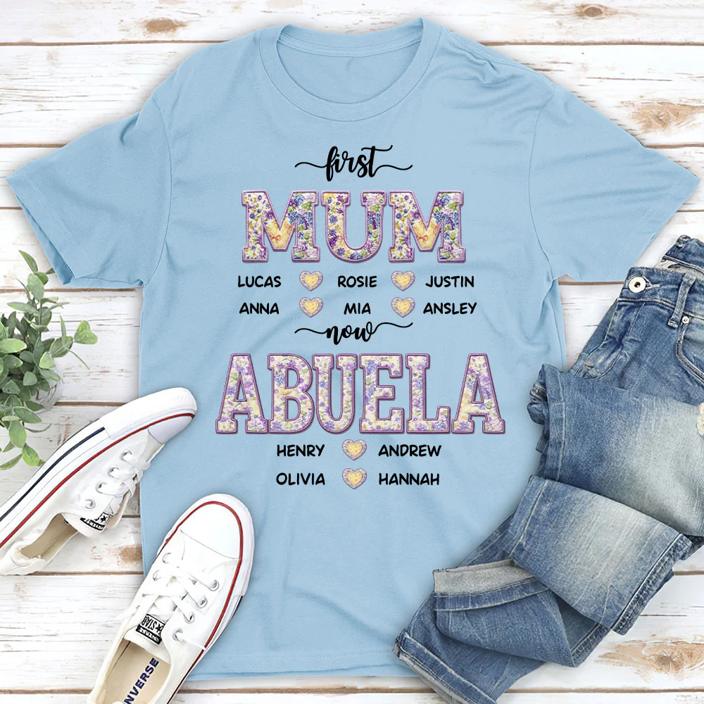 Mother Pearl Grandma Love - Personalized Custom Shirt - Image 3