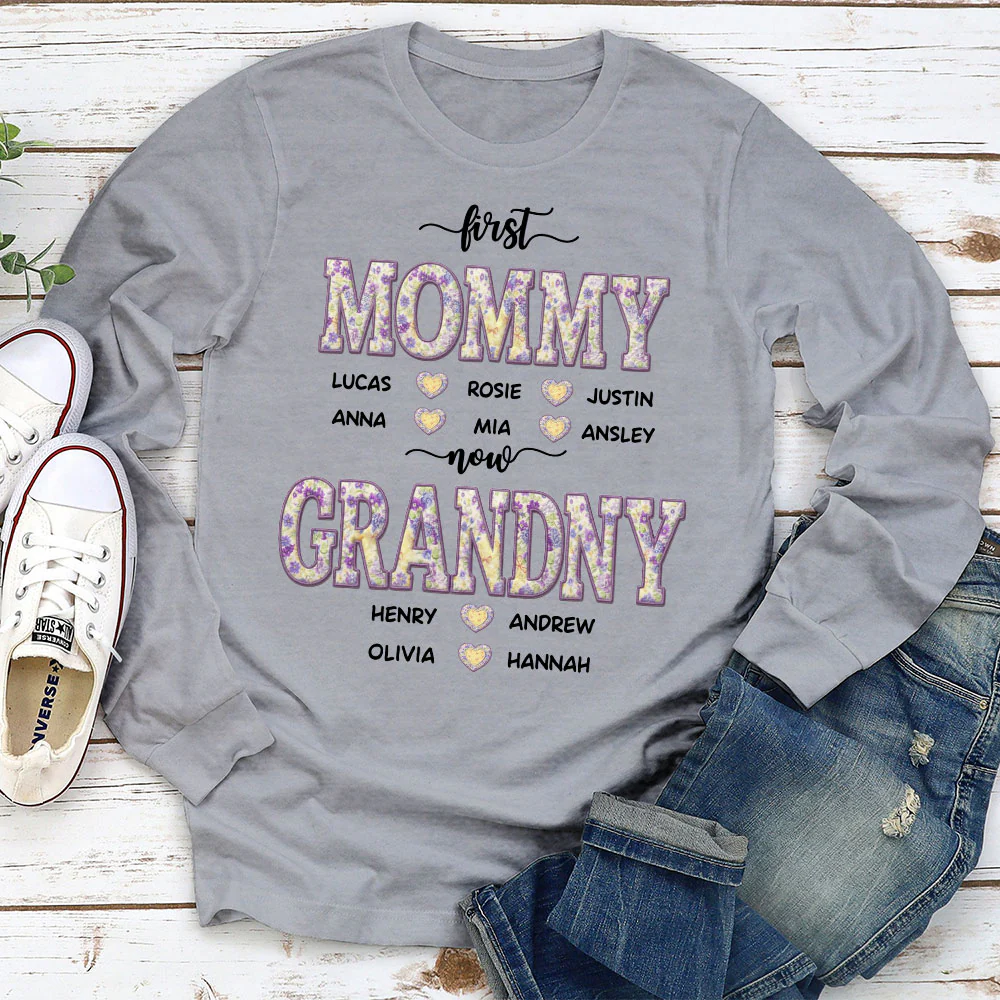 Mother Pearl Grandma Love - Personalized Custom Shirt - Image 7