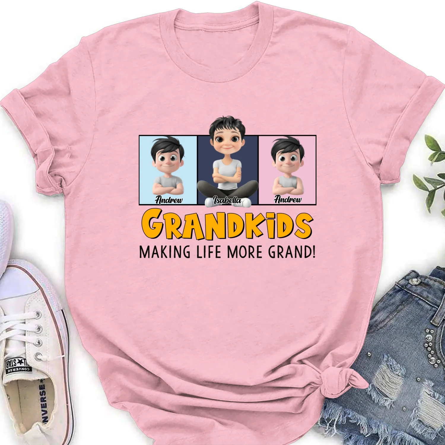 Mother With Daughters Always Together - Personalized Custom Shirt - Image 18