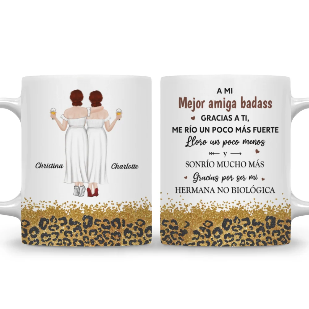 Mug Personnalisé - Grâce À Toi, Je Ris Un Peu Plus Fort - Image 8