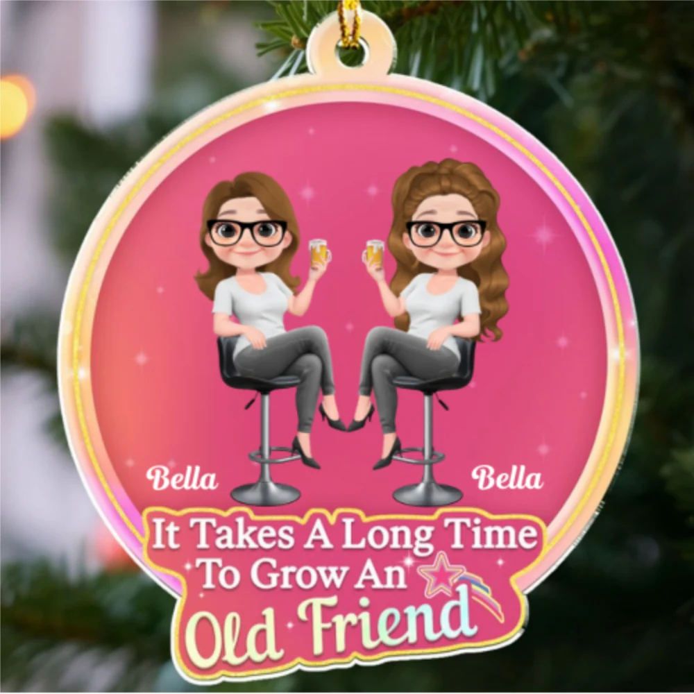 My Best Besties - Personalized Custom Acrylic Ornament - Image 7